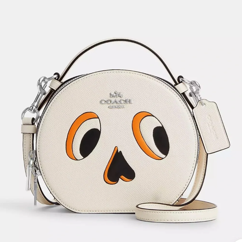 NWT Coach Canteen Crossbody With Halloween Skeleton - Picture 6 of 10